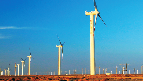 甘肃酒泉瓜州北大桥第一风电场201万千瓦工程